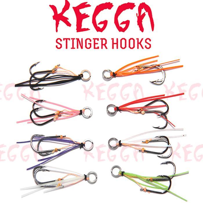 8x Kegga Stinger Hooks