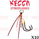 Camo Kegga Stinger Hooks