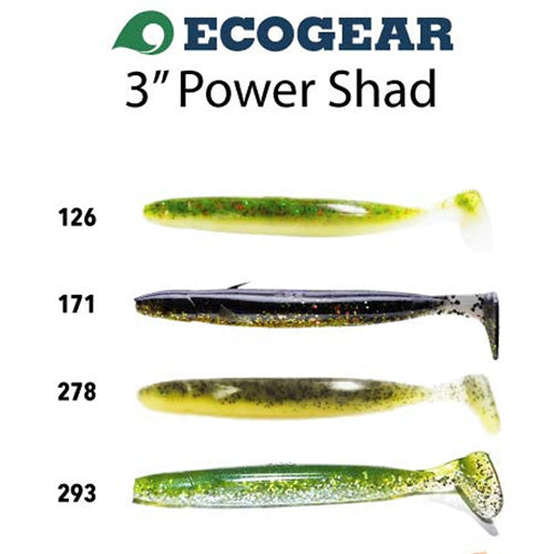 Ecogear 3" Power Shad