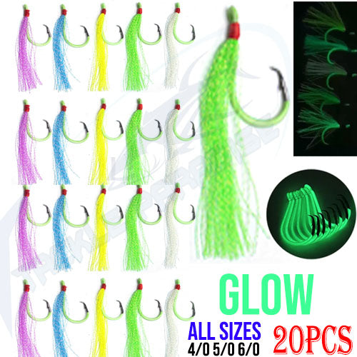 LUMO GLOW Snapper Snatchers Flasher Rigs Circle Hooks Flashers 3/0 4/0 5/0 6/0