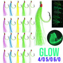 LUMO GLOW Snapper Snatchers Flasher Circle Hooks Flashers 3/0 4/0 5/0 6/0