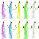 10X LUMO GLOW Snapper Snatchers Flasher Rigs Circle Hooks Flashers 3/0 4/0 5/0 6/0