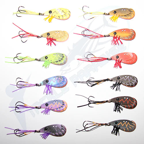 KEGGA PB38 Prawn Blades Vibes Fishing Lures 38mm [18 colours]