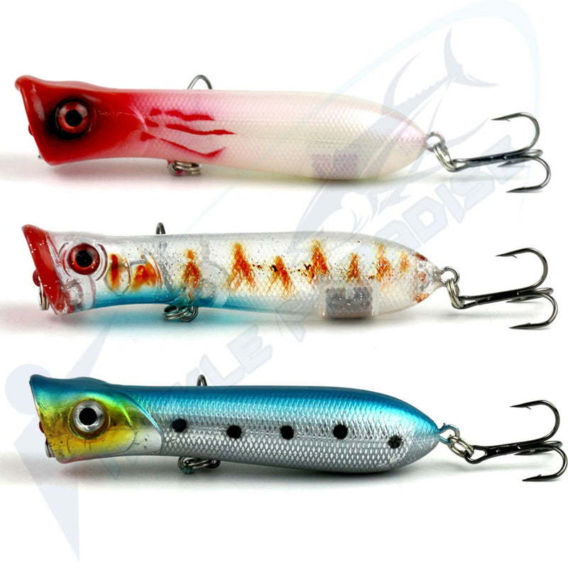 Bream Poppers 80mm Topwater Popper Tailor Fishing Lures