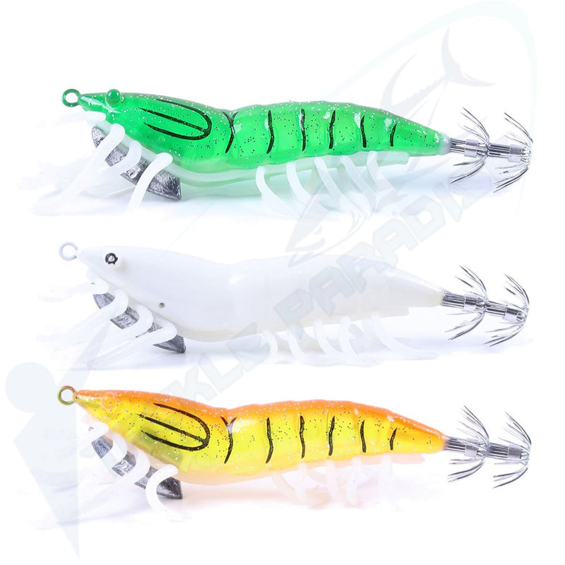 #2.5 Prawn Egi Squid Jigs Jags Fishing Lures Calamari Glow Tails