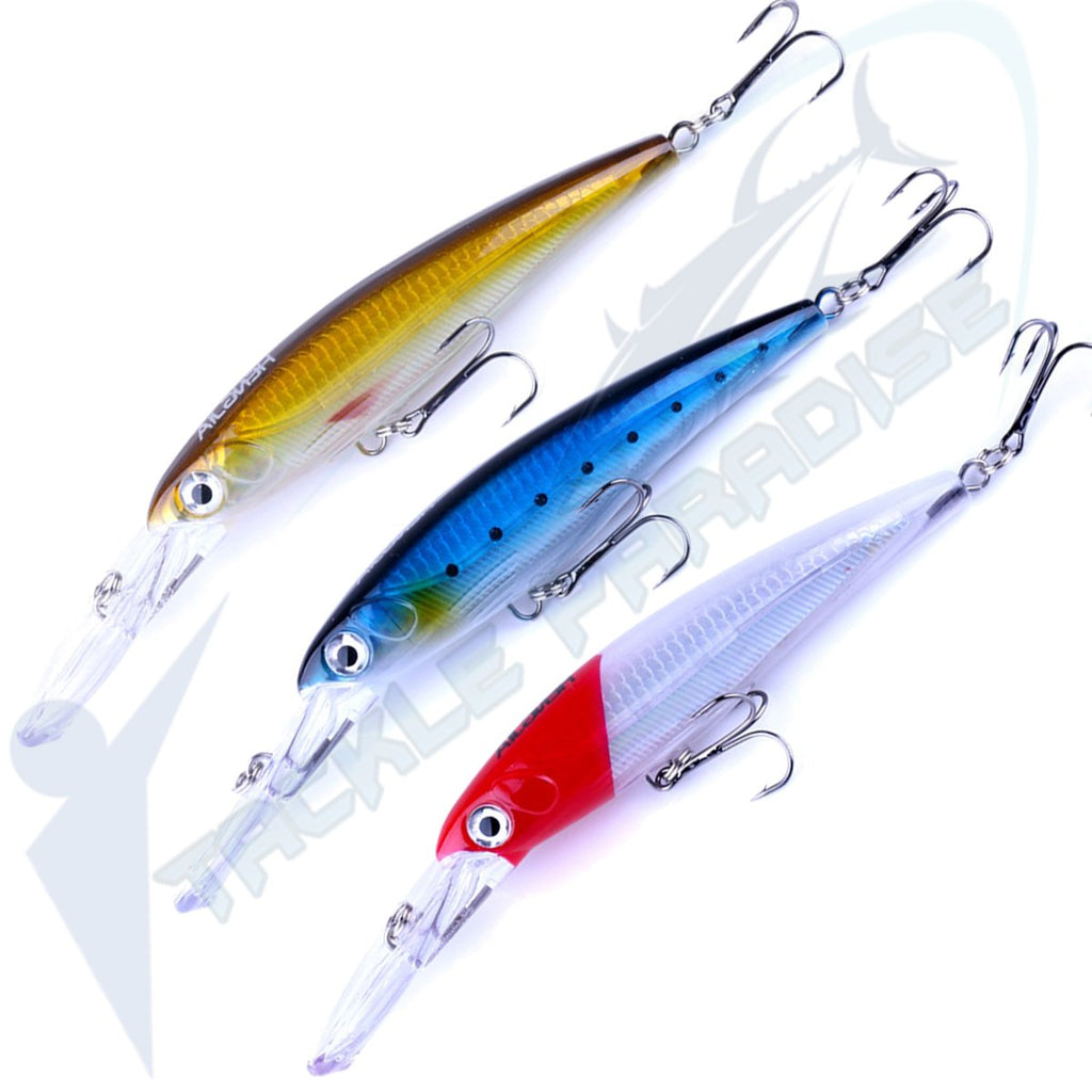 best king fish lures 7" Deep Diving Trolling Hardbody Fishing Lures Tuna Kingfish Minnows X