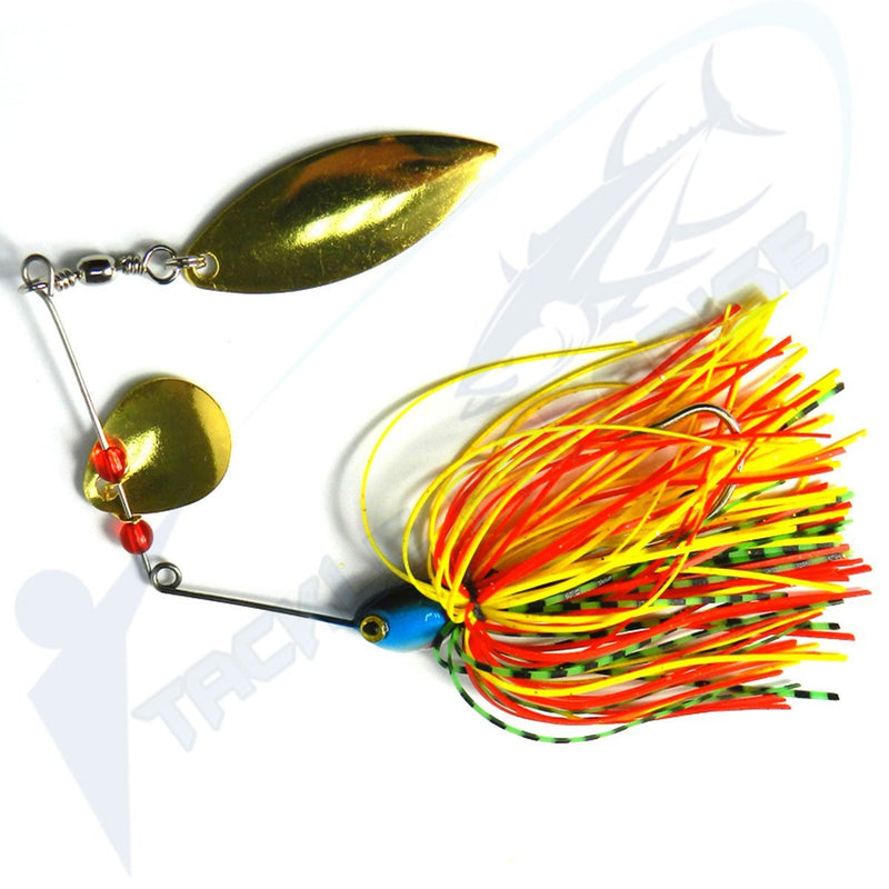 1/2oz Bassify Bass Baits Gold Spinnerbaits Fishing Lures