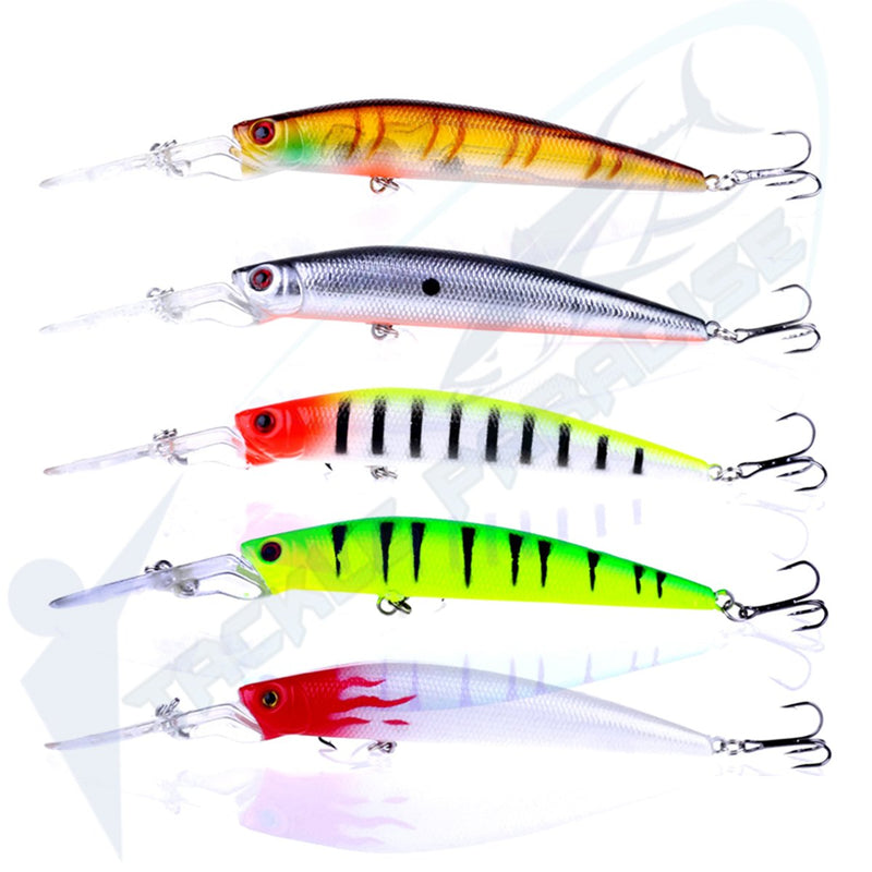 6 Deep Diving Trolling Fishing Lures Bass