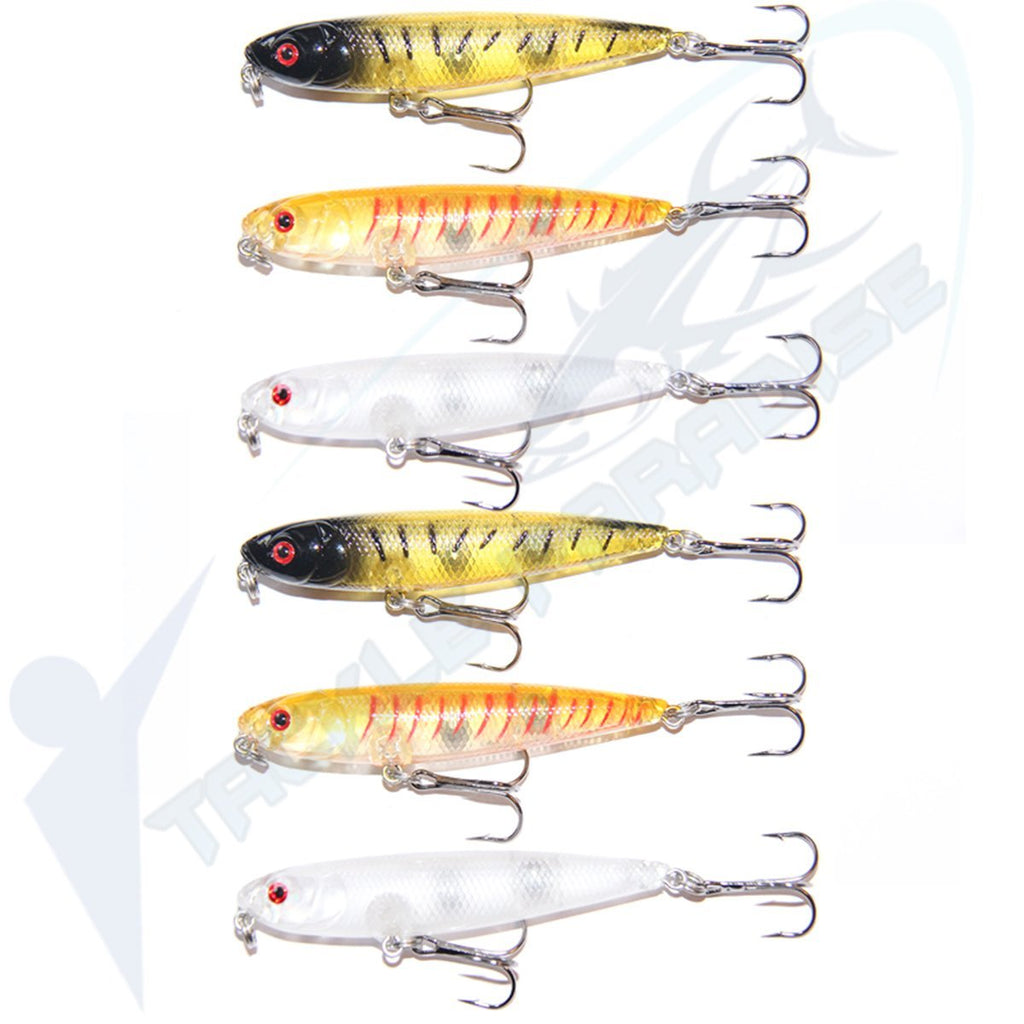 90mm Bass Spooks Topwater Pencil Stick Bait Fishing Lures