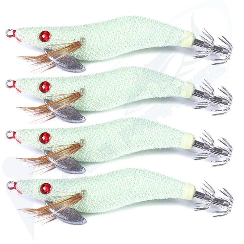 White Glow Squid Jags