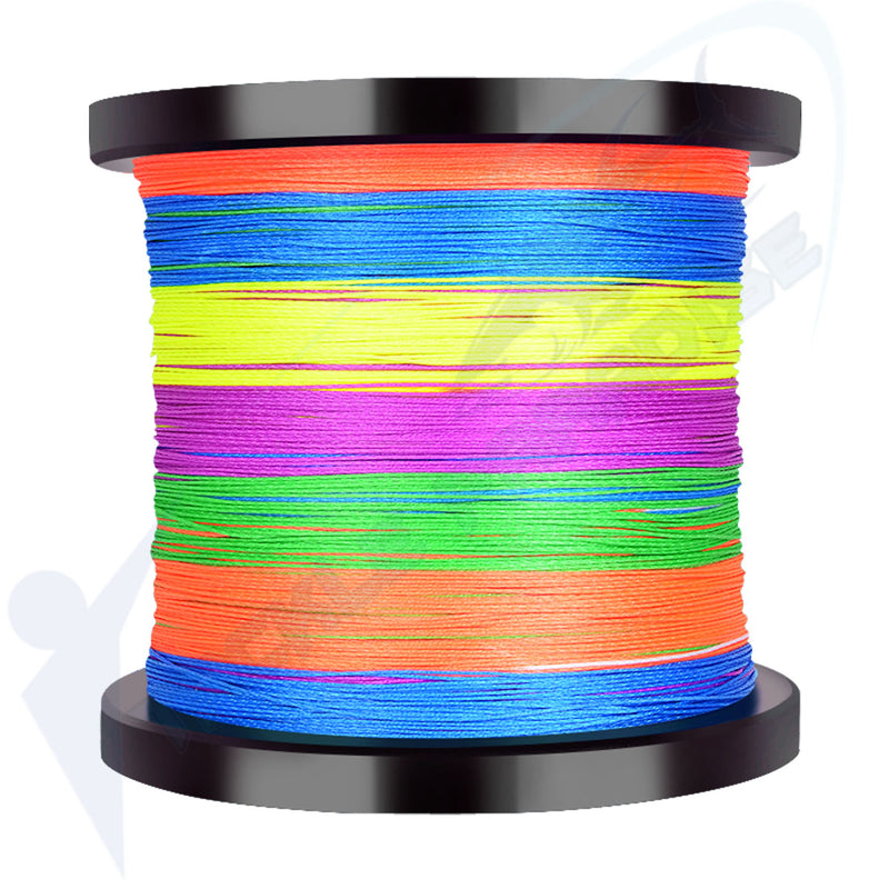 1000m Multi Coloured Spectra Braid Fishing Line Spool