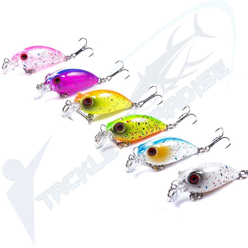35mm Shallow Diving Crankbaits Crank Bait Whiting Fishing Lures