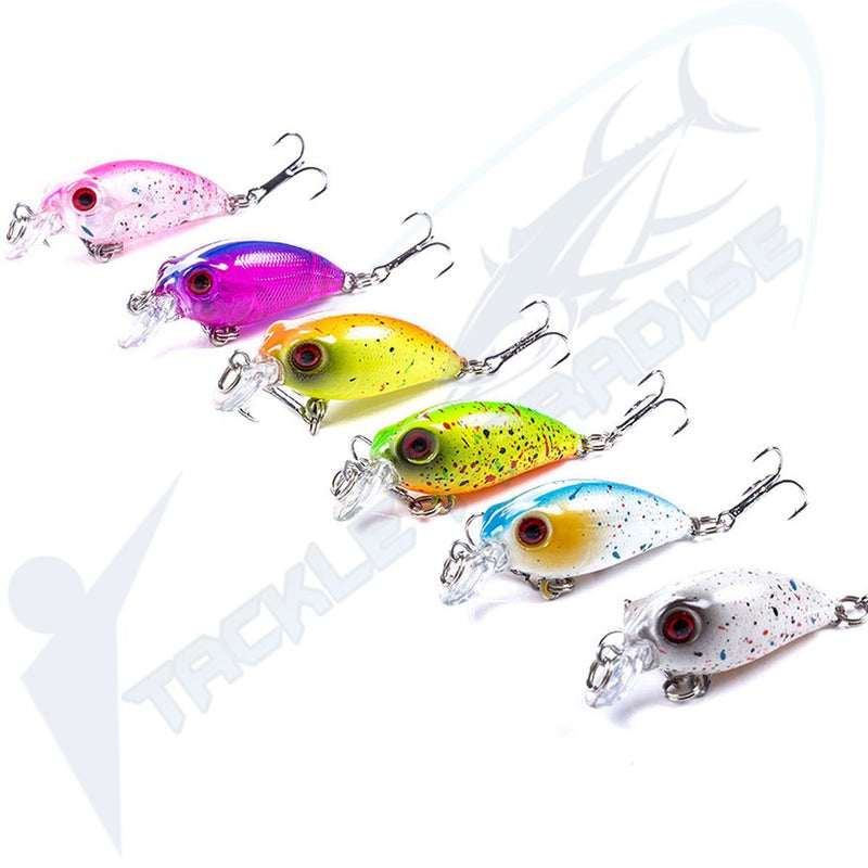 35mm Shallow Diving Crankbaits Crank Fishing Lures