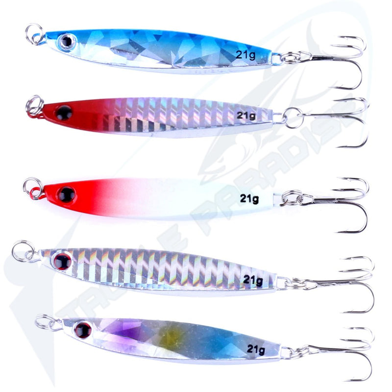 21g Metal Slices Jigs Micro Jig Metals Slice Pelagic Fishing Jigging Lures