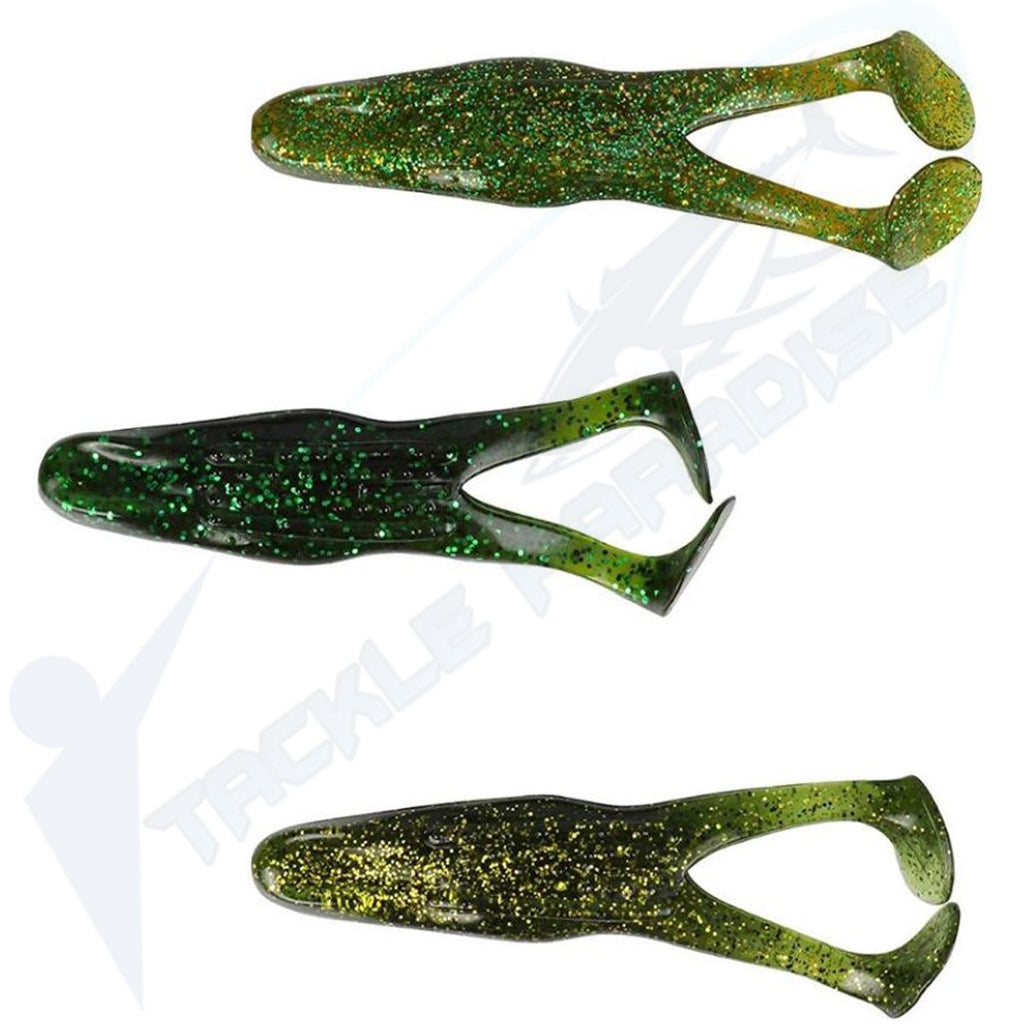100mm Kickin Frogs Paddle Tail Soft Plastics Lures