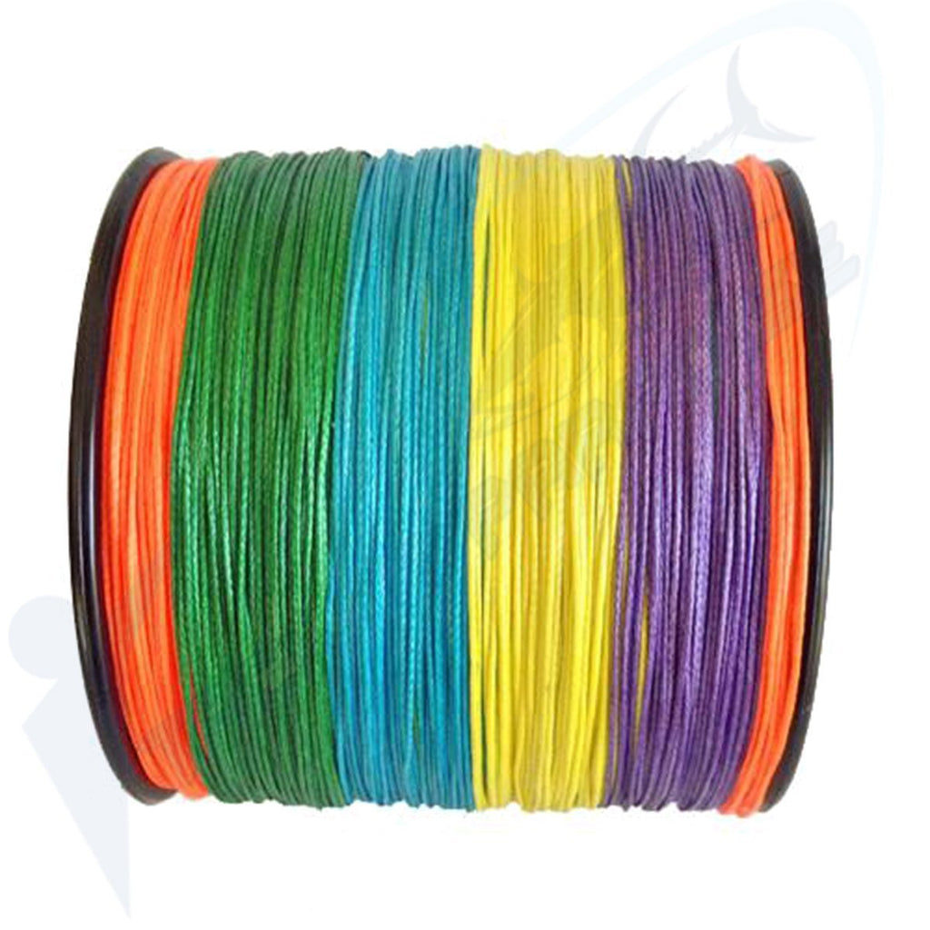 1000m Multi Coloured Spectra Braid Fishing Line Spool