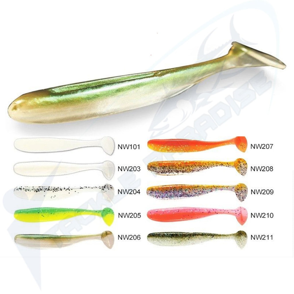 2 3 Paddle Tail Soft Plastics T-Tail Grubs Shiners Worm Bream Bass  Fishing Lures
